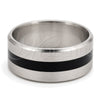 Anillo de Hombre 01.63.0620.08 Acero Inoxidable, Mate, Tono Plateado (Size 8)