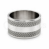 Anillo de Hombre 01.63.0632.08 Acero Inoxidable, Pulido, Tono Plateado (Tamaño 8)