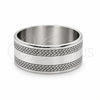 Anillo de Hombre 01.63.0632.11 Acero Inoxidable, Pulido, Tono Plateado (Tamaño 11)