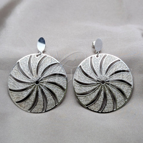 Arete Largo 02.63.2839 Acero Inoxidable, Diseño de Disco, Pulido, Acero