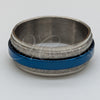 Anillo de Hombre 01.63.0633.07 Acero Inoxidable, Esmaltado Azul, Tono Plateado (Size 7)
