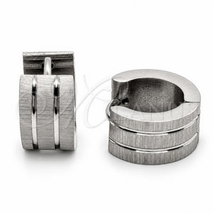 Argolla Huggie 02.63.2846.10 Acero Inoxidable, Pulido, Tono Plateado