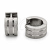 Argolla Huggie 02.63.2846.10 Acero Inoxidable, Pulido, Tono Plateado