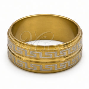 Anillo de Hombre 01.63.0636.06 Acero Inoxidable, Pulido, Tono Dorado (Size 6)