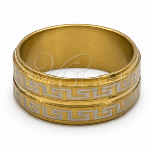 Anillo de Hombre 01.63.0636.06 Acero Inoxidable, Pulido, Tono Dorado (Size 6)