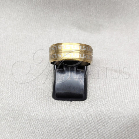 Anillo de Hombre 01.63.0636.07 Acero Inoxidable, Pulido, Tono Dorado (Size 7)