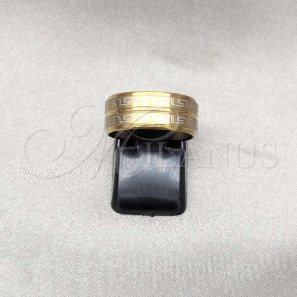 Anillo de Hombre 01.63.0636.08 Acero Inoxidable, Pulido, Tono Dorado (Size 8)