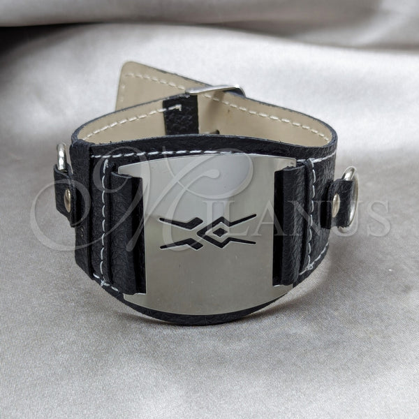 Pulsera Elegante 03.63.22147.09 Acero Inoxidable, Pulido, Tono Plateado (45 MM Thickness, 9 Inches Length)
