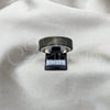 Anillo de Hombre 01.63.0640.07 Acero Inoxidable, Diseño de Duplo, Esmaltado Negro, Tono Plateado (Size 7)