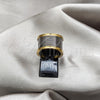 Anillo de Hombre 01.63.0639.10 Acero Inoxidable, Diseño de Espiral, Pulido, Tono Dorado (Size 10)