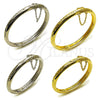Aro Individual 07.168.0015.1.06 Oro Laminado, Diamantado, Tono Dorado (Thickness, Size 6 (2.75 Diameter))