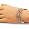 Aro Semanario 07.93.0002.04 Oro Laminado, Diamantado, Tono Dorado (Thickness, Size 4 (2.25 Diameter))