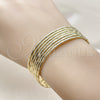 Aro Semanario 07.93.0002.04 Oro Laminado, Diamantado, Tono Dorado (Thickness, Size 4 (2.25 Diameter))