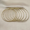 Aro Semanario 07.93.0002.04 Oro Laminado, Diamantado, Tono Dorado (Thickness, Size 4 (2.25 Diameter))