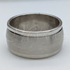 Anillo de Hombre 01.63.0650.06 Acero Inoxidable, Pulido Negro, Tono Plateado (Size 6)