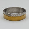 Anillo de Hombre 01.63.0653.06 Acero Inoxidable, Pulido, Tono Dorado (Size 6)