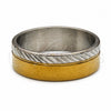Anillo de Hombre 01.63.0653.07 Acero Inoxidable, Pulido, Tono Dorado (Size 7)
