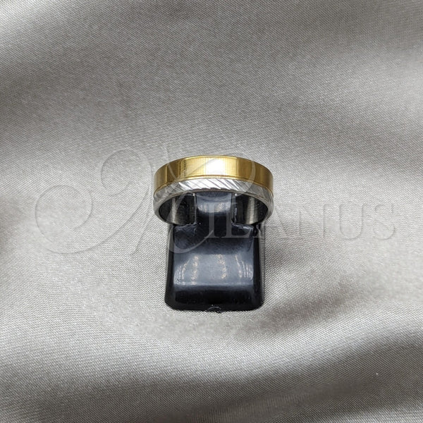 Anillo de Hombre 01.63.0653.08 Acero Inoxidable, Pulido, Tono Dorado (Size 8)