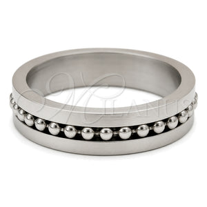 Anillo de Hombre 01.63.0662.05 Acero Inoxidable, Pulido, Tono Plateado (Size 5)
