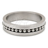 Anillo de Hombre 01.63.0662.05 Acero Inoxidable, Pulido, Tono Plateado (Size 5)
