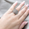 Anillo de Hombre 01.63.0669.08 Acero Inoxidable, Pulido, Tono Plateado (Size 8)