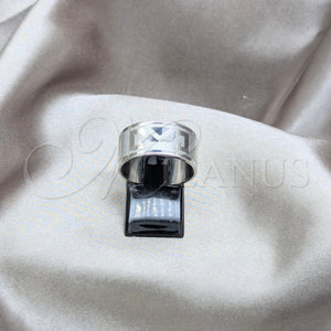 Anillo de Hombre 01.63.0670.08 Acero Inoxidable, Pulido, Tono Plateado (Size 8)