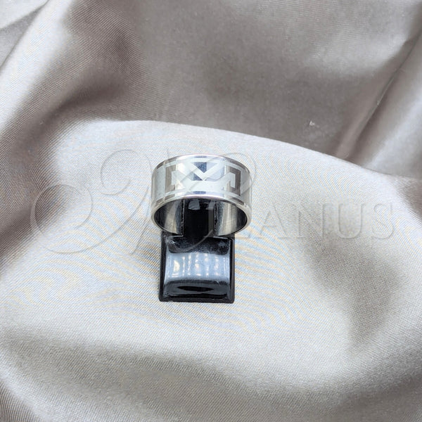 Anillo de Hombre 01.63.0670.09 Acero Inoxidable, Pulido, Tono Plateado (Size 9)