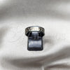 Anillo de Hombre 01.63.0672.05 Acero Inoxidable, Pulido Negro, Rodinado Negro (Size 5)