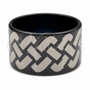 Anillo de Hombre 01.63.0677.06 Acero Inoxidable, Pulido, Rodinado Negro (Size 6)