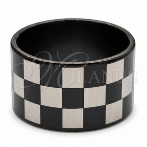 Anillo de Hombre 01.63.0680.06 Acero Inoxidable, Pulido, Rodinado Negro (Size 6)