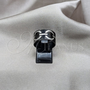 Anillo de Hombre 01.63.0681.08 Acero Inoxidable, Pulido, Rodinado Negro (Size 8)