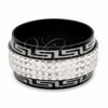 Anillo de Hombre 01.63.0684.06 Acero Inoxidable, Diseño de Duplo, Pulido, Rodinado Negro (Size 6)
