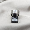 Anillo de Hombre 01.63.0686.08 Acero Inoxidable, Pulido, Rodinado (Size 8)