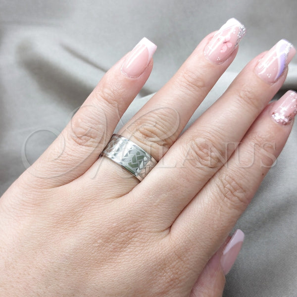 Anillo de Hombre 01.63.0686.11 Acero Inoxidable, Pulido, Rodinado (Size 11)
