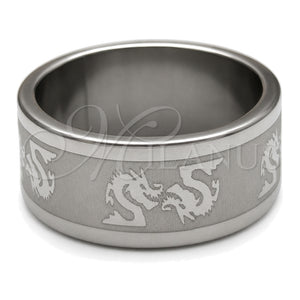 Anillo de Hombre 01.63.0692.05 Acero Inoxidable, Diseño de Libélula, Pulido, Tono Plateado (Size 5)