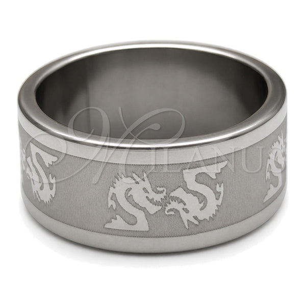 Anillo de Hombre 01.63.0692.09 Acero Inoxidable, Pulido, Tono Plateado (Size 9)