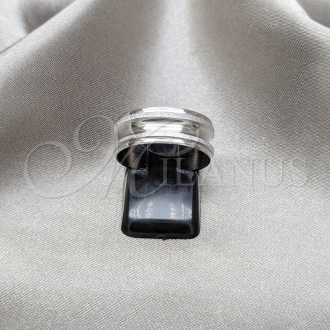 Anillo de Hombre 01.63.0744.06 Acero Inoxidable, Pulido, Tono Plateado (Size 6)