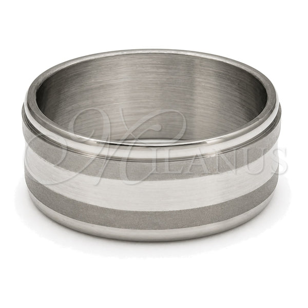 Anillo de Hombre 01.63.0745.06 Acero Inoxidable, Pulido, Tono Plateado (Size 6)