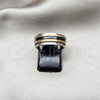 Anillo de Hombre 01.63.0696.07 Acero Inoxidable, Diseño de Duplo, Pulido, Tres Tonos (Size 7)