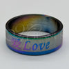 Anillo de Hombre 01.63.0698.07 Acero Inoxidable, Esmaltado Multicolor, Tono Plateado (Size 7)