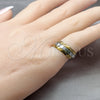 Anillo de Hombre 01.63.0701.05 Acero Inoxidable, Diseño de Duplo, Pulido, Dos Tonos (Size 5)