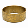 Anillo de Hombre 01.63.0742.10 Acero Inoxidable, Cepillado, Tono Dorado (Size 10)