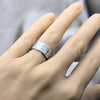 Anillo de Hombre 01.63.0670.06 Acero Inoxidable, Pulido, Tono Plateado (Size 6)