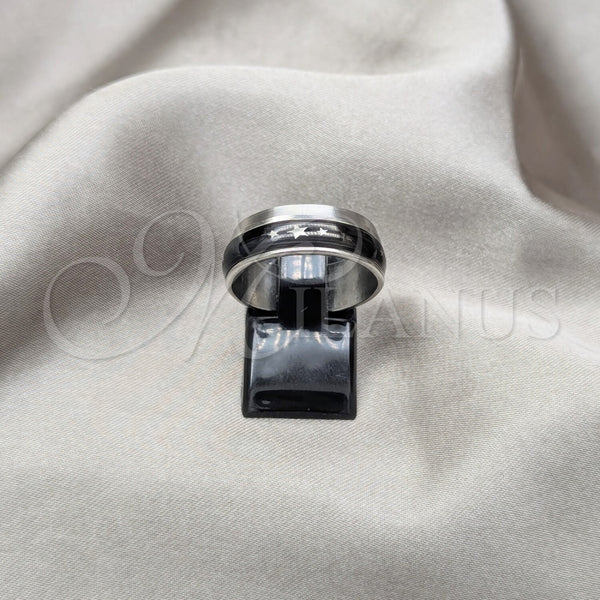Anillo de Hombre 01.63.0710.12 Acero Inoxidable, Diseño de Corazón y Duplo, Pulido, Dos Tonos (Size 12)