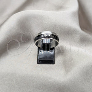 Anillo de Hombre 01.63.0710.12 Acero Inoxidable, Diseño de Corazón y Duplo, Pulido, Dos Tonos (Size 12)