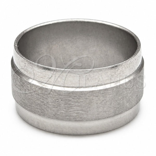 Anillo de Hombre 01.63.0714.07 Acero Inoxidable, Cepillado, Rodinado (Size 7)