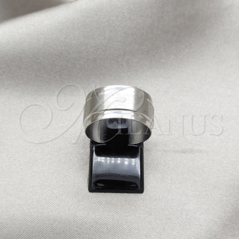 Anillo de Hombre 01.63.0714.07 Acero Inoxidable, Cepillado, Rodinado (Size 7)