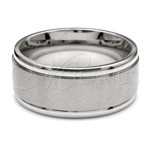 Anillo de Hombre 01.63.0695.05 Acero Inoxidable, Pulido Negro, Tono Plateado (Size 5)