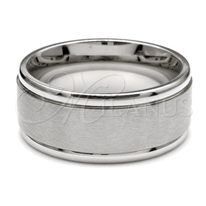 Anillo de Hombre 01.63.0695.05 Acero Inoxidable, Pulido Negro, Tono Plateado (Size 5)