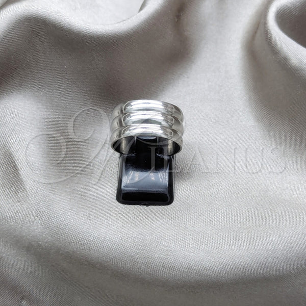 Anillo de Hombre 01.63.0718.06 Acero Inoxidable, Pulido, Rodinado (Size 6)